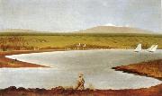 Joseph Nawahi Hilo Bay oil on canvas